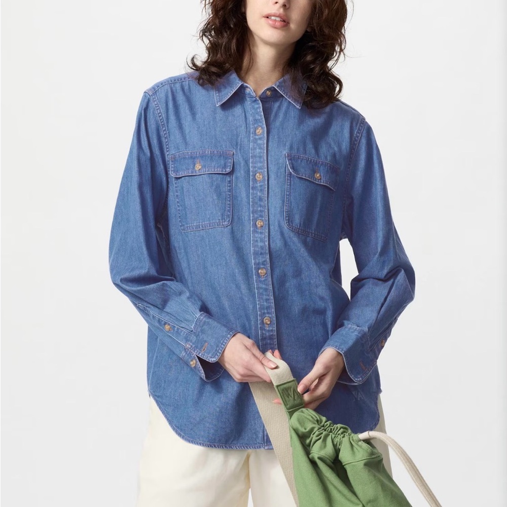 UNIQLO and JW Anderson Denim Oversized Shirt XL